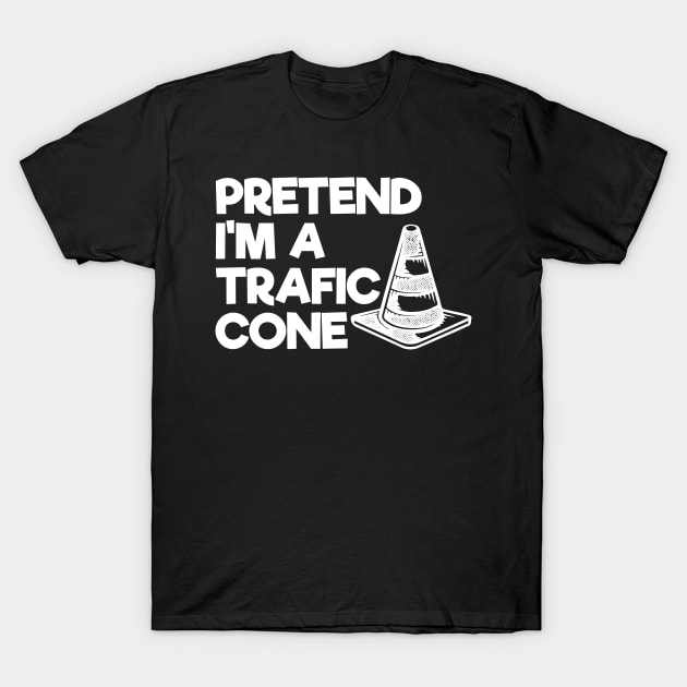 Sarcastic Halloween Saying Traffic Cone Joke T-Shirt by FamiLane